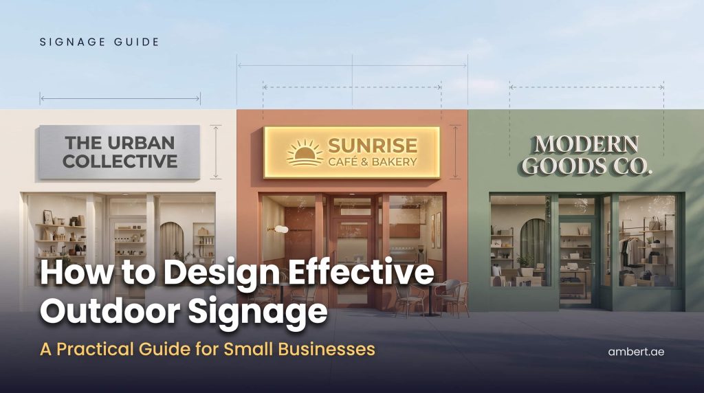 How to Design Effective Outdoor Signage for Small Businesses