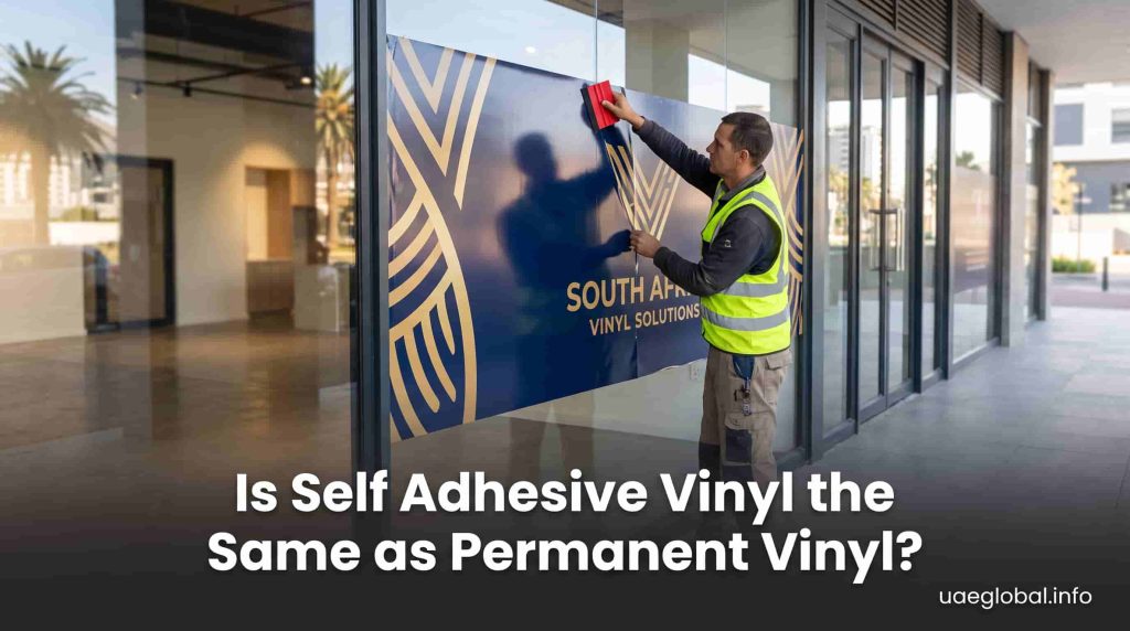 Self adhesive vinyl