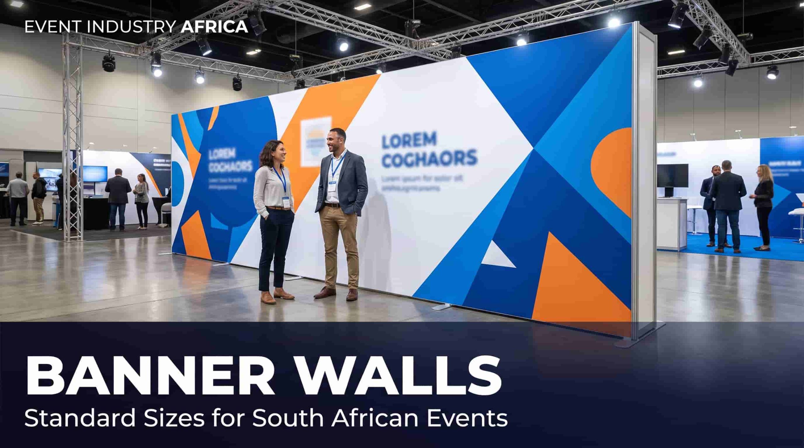 Bannerwall standard sizes South Africa trade show event display backdrop