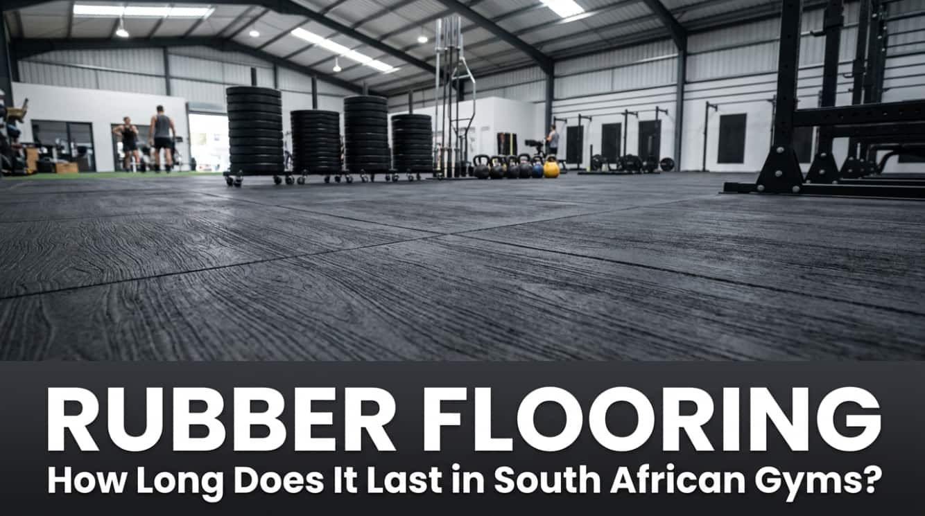 rubber flooring lifespan South Africa gym sports facility durability