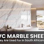 PVC marble sheet South Africa bathroom kitchen commercial interior wall panel application guide